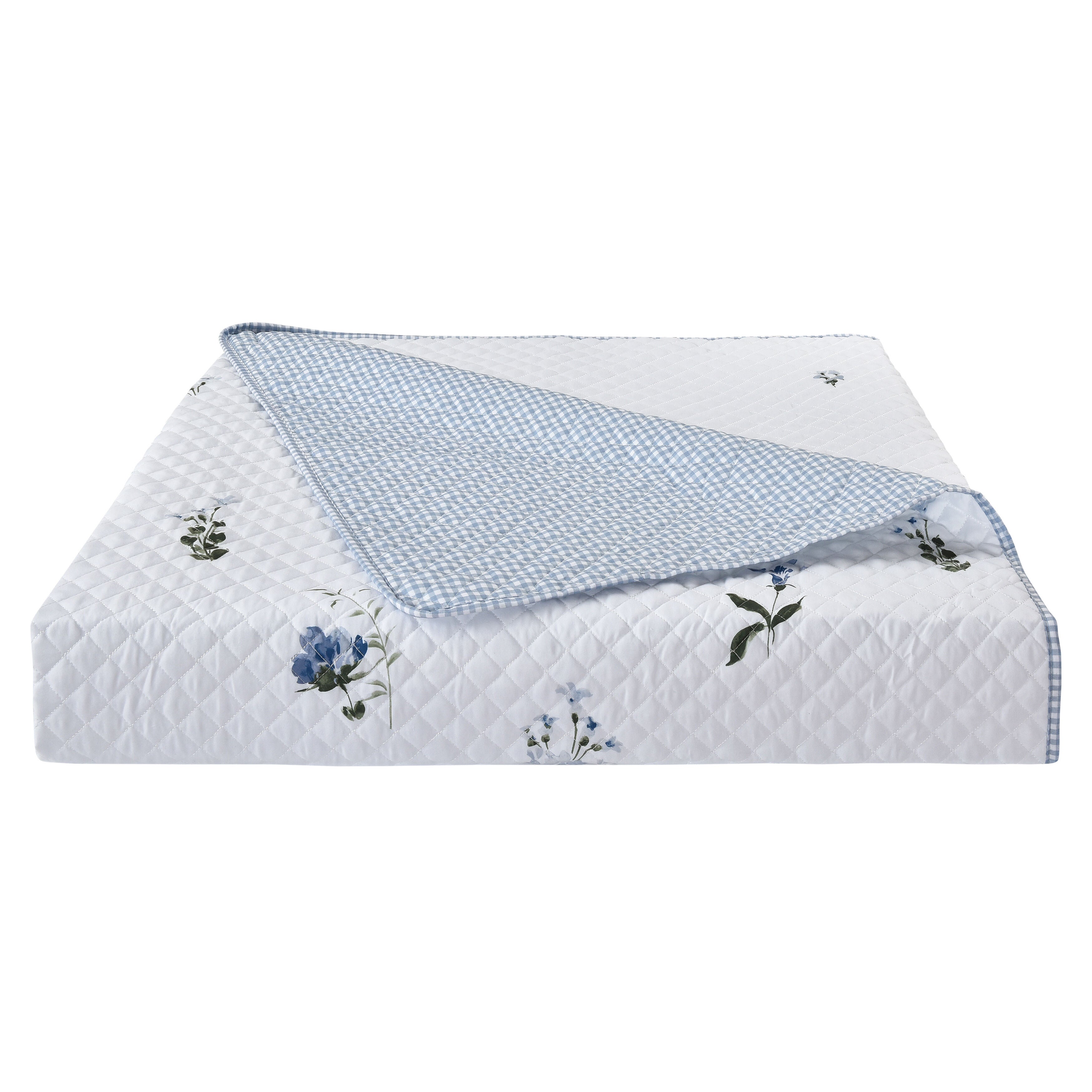 Kourtney 3 Piece Quilt Set, BLUE, alternate image number 3