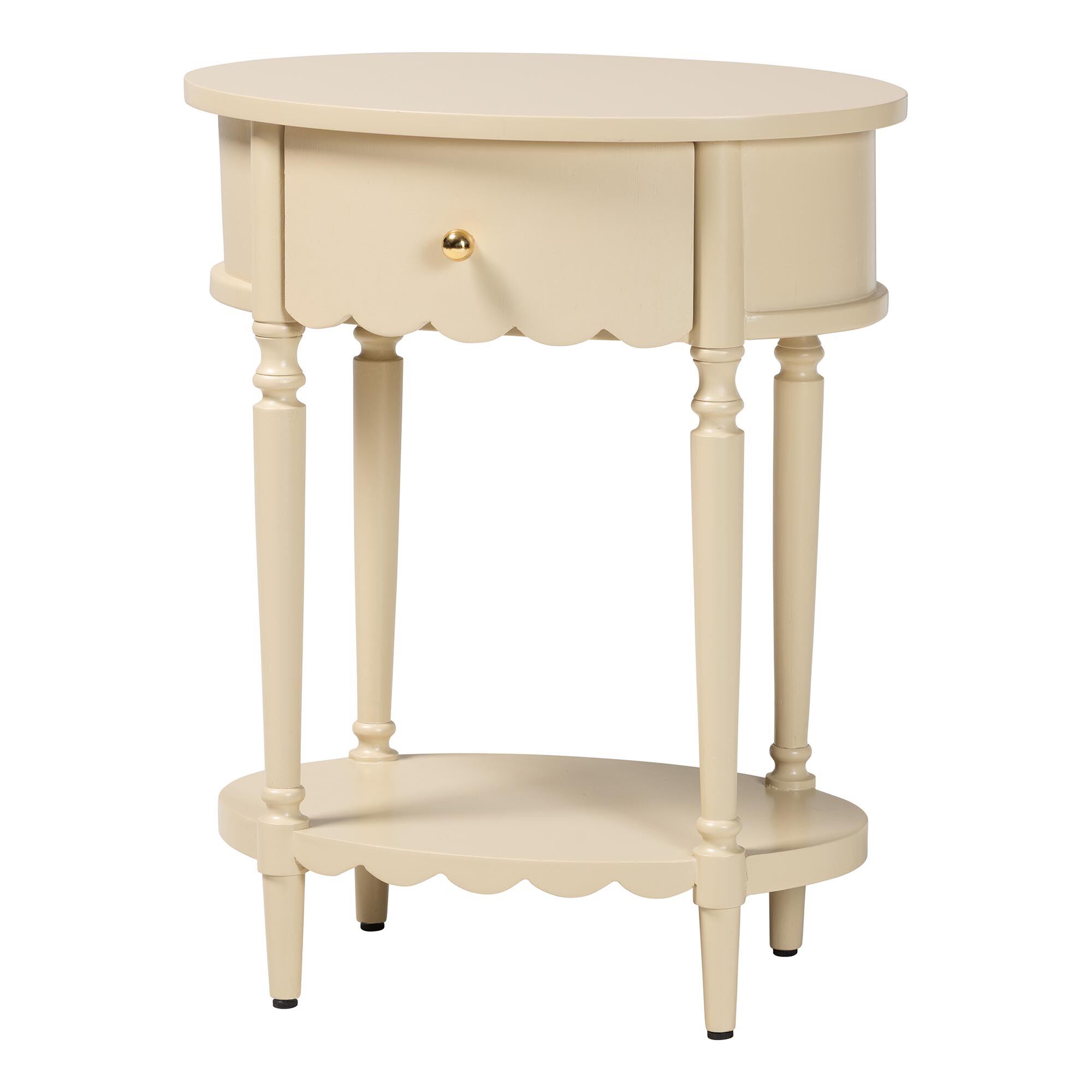 Liba End Table, BEIGE, alternate image number 1