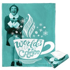 Wb Elf Best Coffee Silk Touch Throw Blanket