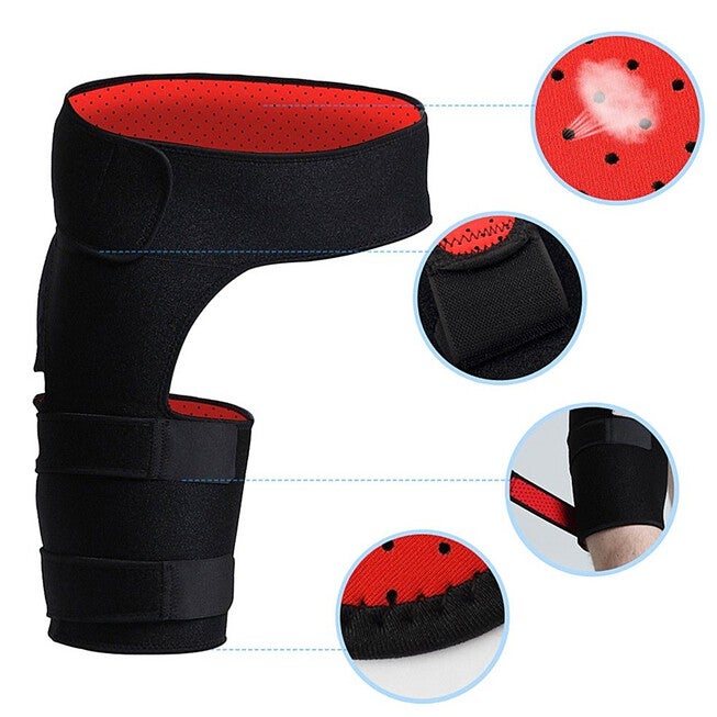 Non Slip Compression Adjustable Hip Brace Wellness, , alternate image number null