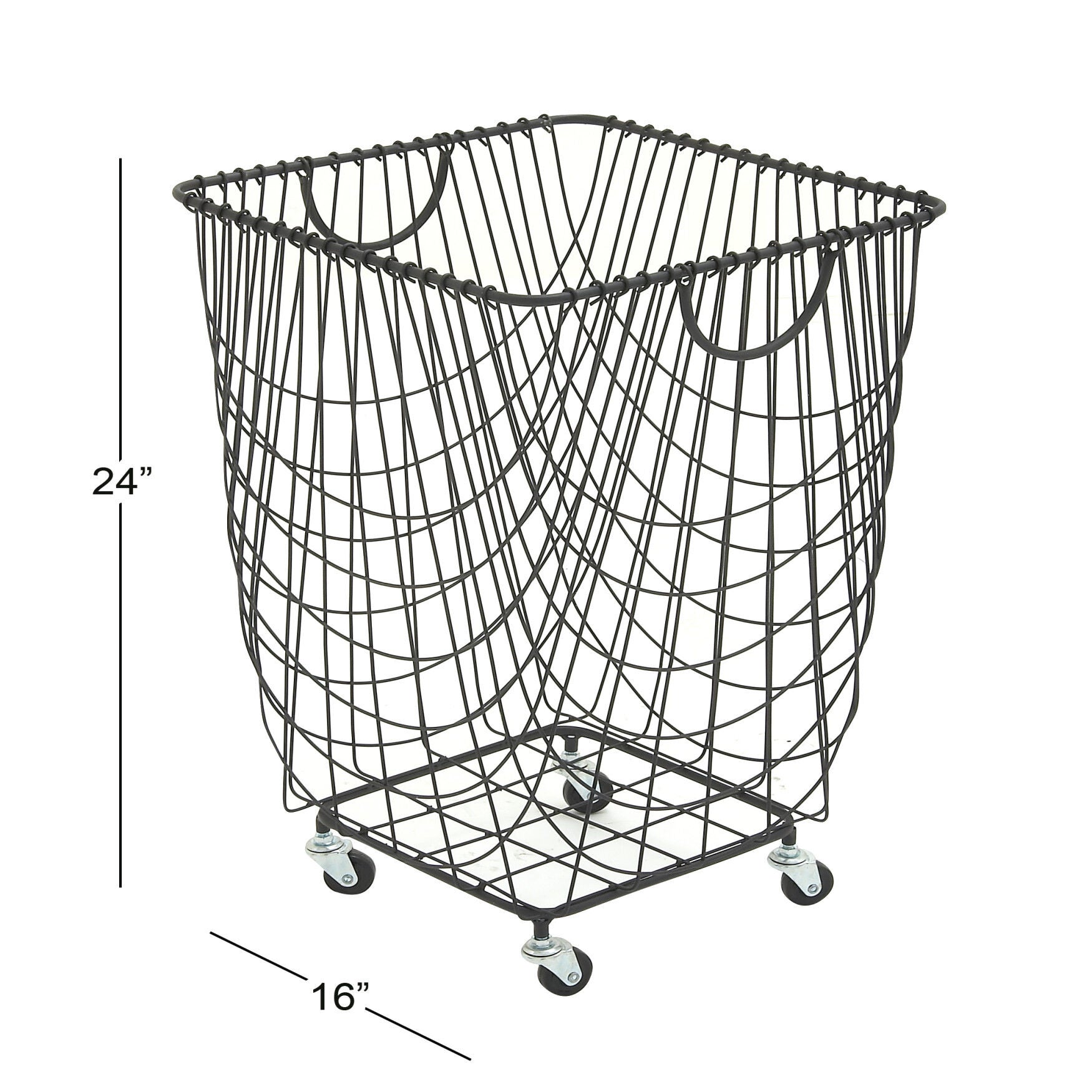 Cosmoliving By Cosmopolitan Black Storage Cart Storage Cart, , alternate image number 4