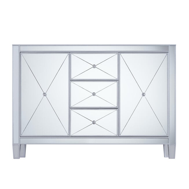 Mirage 3-Drawer Mirrored Cabinet, , alternate image number 1