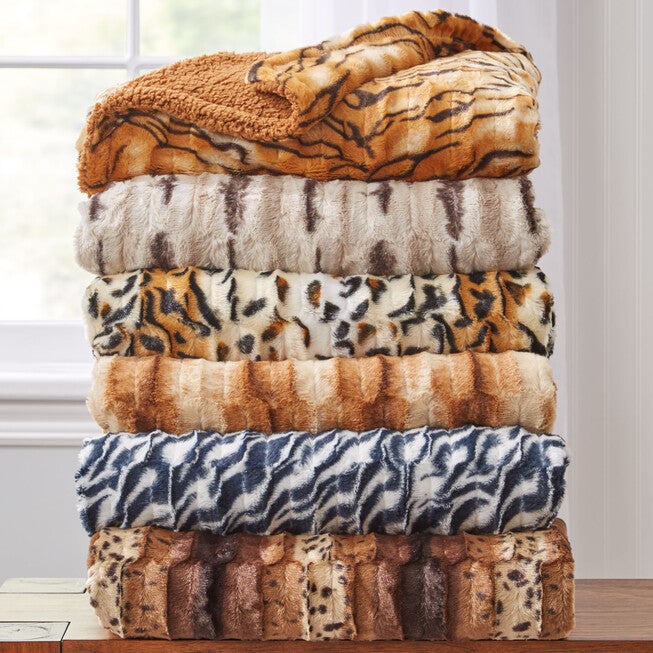 Faux Fur Animal Print Collection, , hi-res image number null