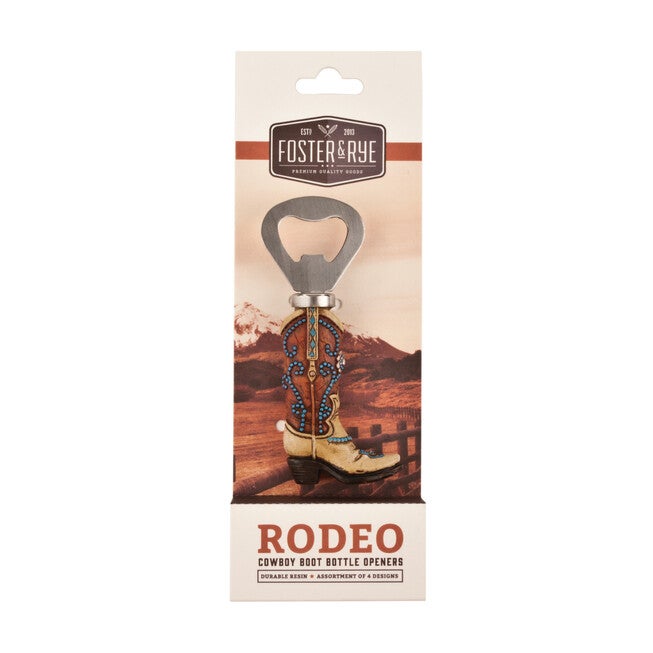 Cowboy Boot Bottle Openers, Set Of 4, , alternate image number null