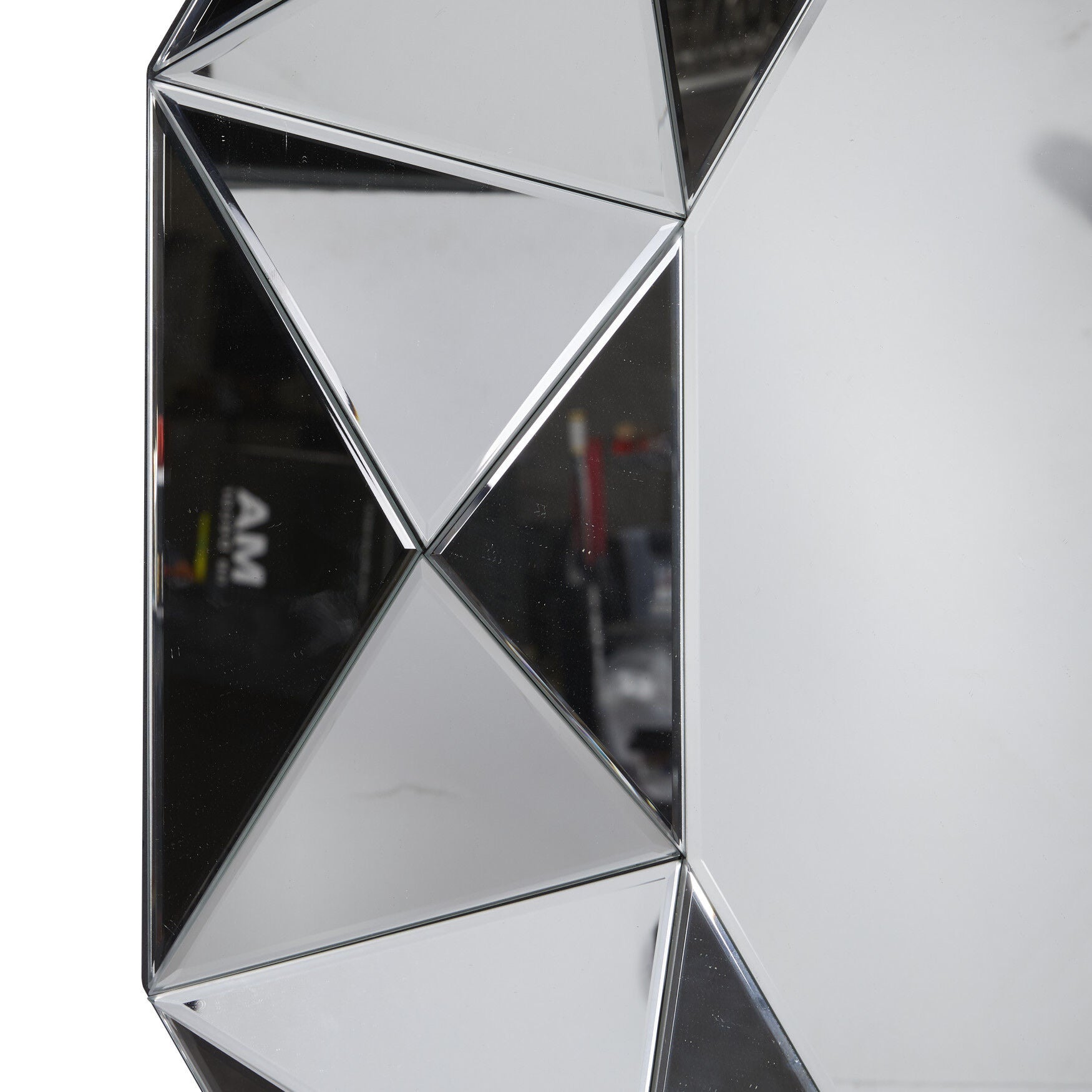 Silver Glam Wood Wall Mirror, , alternate image number 4