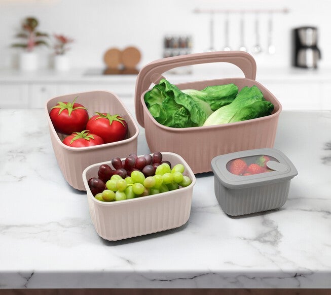 8-Pc. Plastic Food Storage Container Set, , alternate image number null
