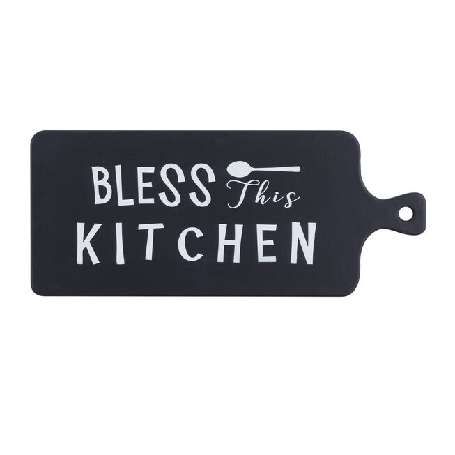 Black Mdf Modern Farmhouse Wall Décor, BLACK, hi-res image number null