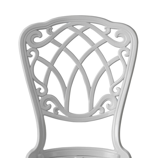 Palisade Aluminum 3-piece Bistro Set in White, , alternate image number null
