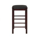 Lancer Backless Counter Stools, Espresso - Set of Two, , on-hover image number null