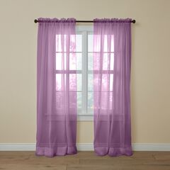 BH Studio Sheer Voile Rod-Pocket Panels -Set of 2