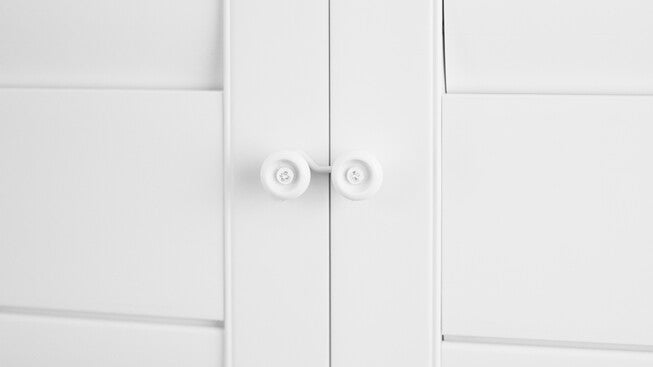 Classic Interior Faux Wood Shutters White, WHITE, alternate image number 4
