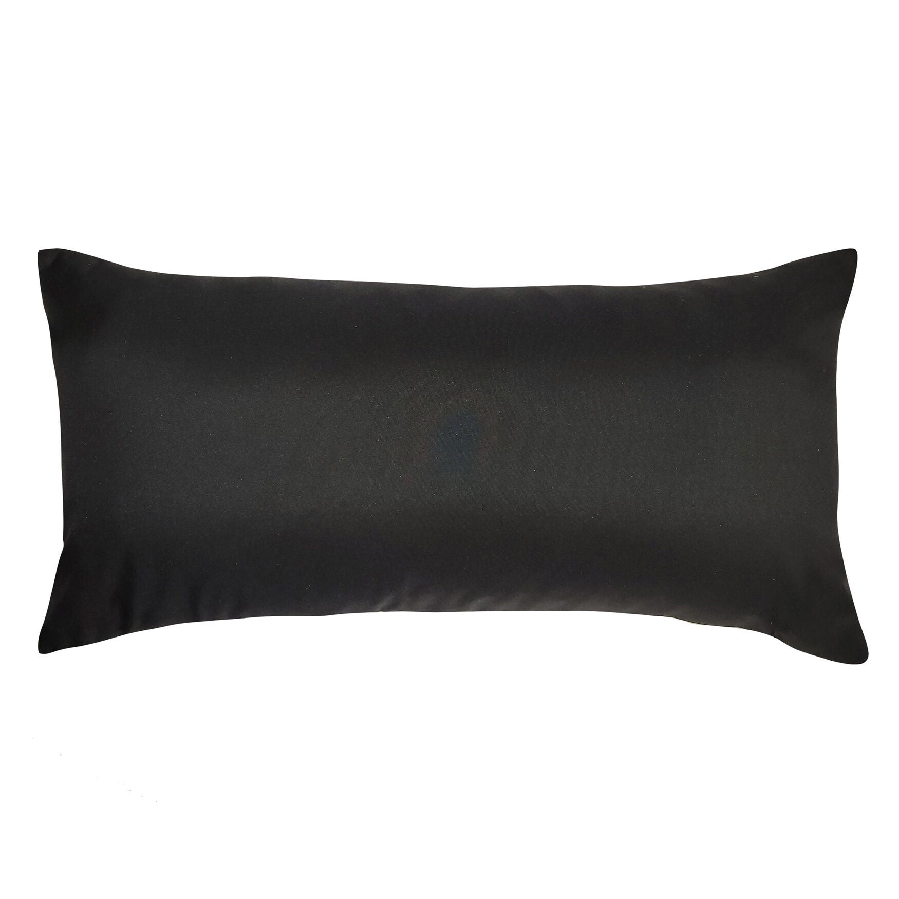 Edie @ Home Indoor/Outdoor Embroidered Tile Oblong Decorative Throw Pillow 15X30, Black/White, , alternate image number 1