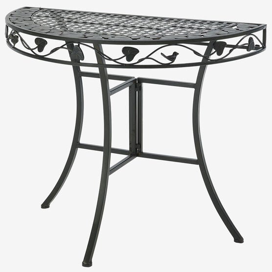 Ivy League Multi-Use 2 Half Round Table, BROWN, hi-res image number null