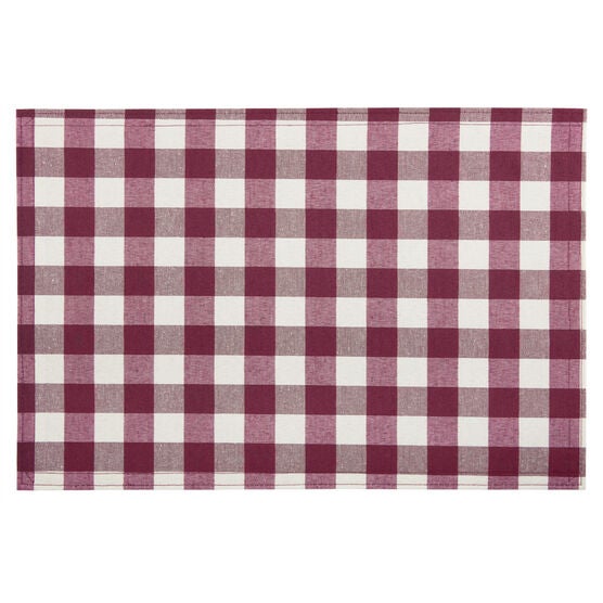 Buffalo Check Reversible Placemat - Set of Four, , alternate image number null