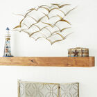 Gold Metal Coastal Birds Wall Decor, , alternate image number null