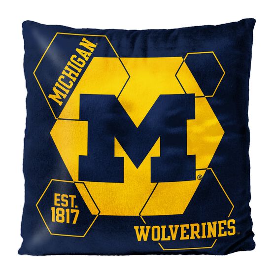 Michigan Connector Velvet Reverse Pillow, MULTI, hi-res image number null