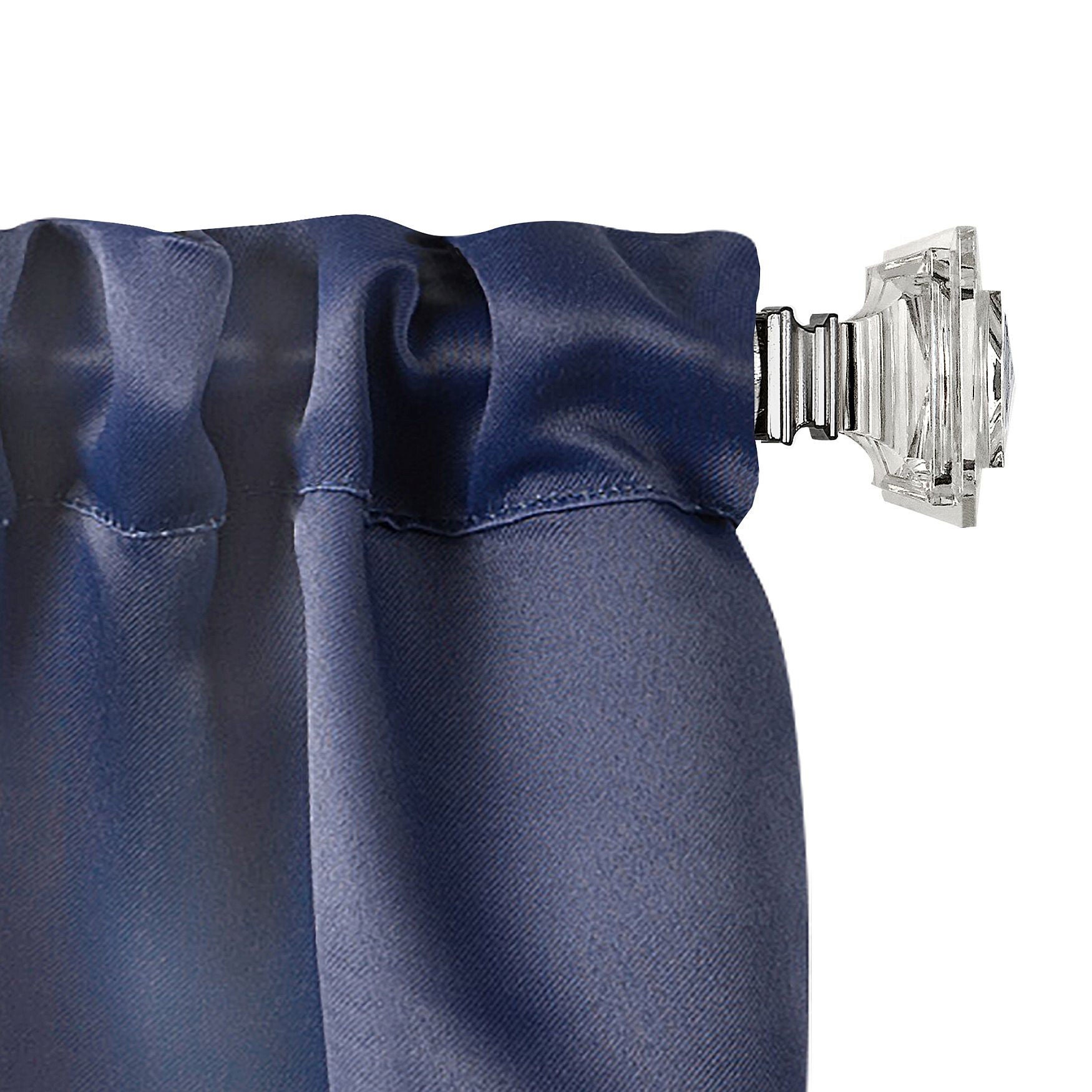 Innovative Decorative Room Darkening Wrap Around Rod & Finial 66-120, , alternate image number 10