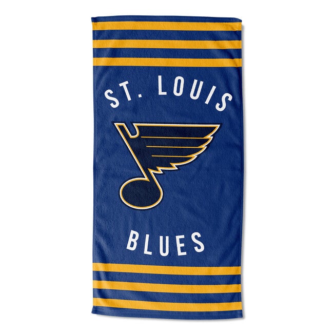 Blues Stripes Beach Towel, MULTI, hi-res image number 0