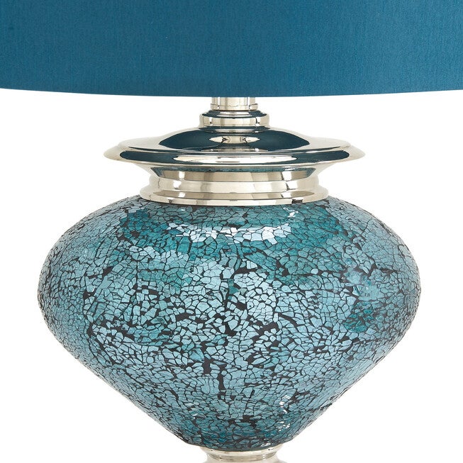 Silver Glass Tuscan Table Lamp, , alternate image number null