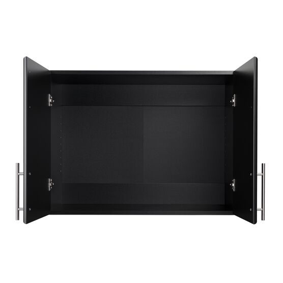 Elite 32" Stackable Wall Cabinet, Black, , alternate image number null