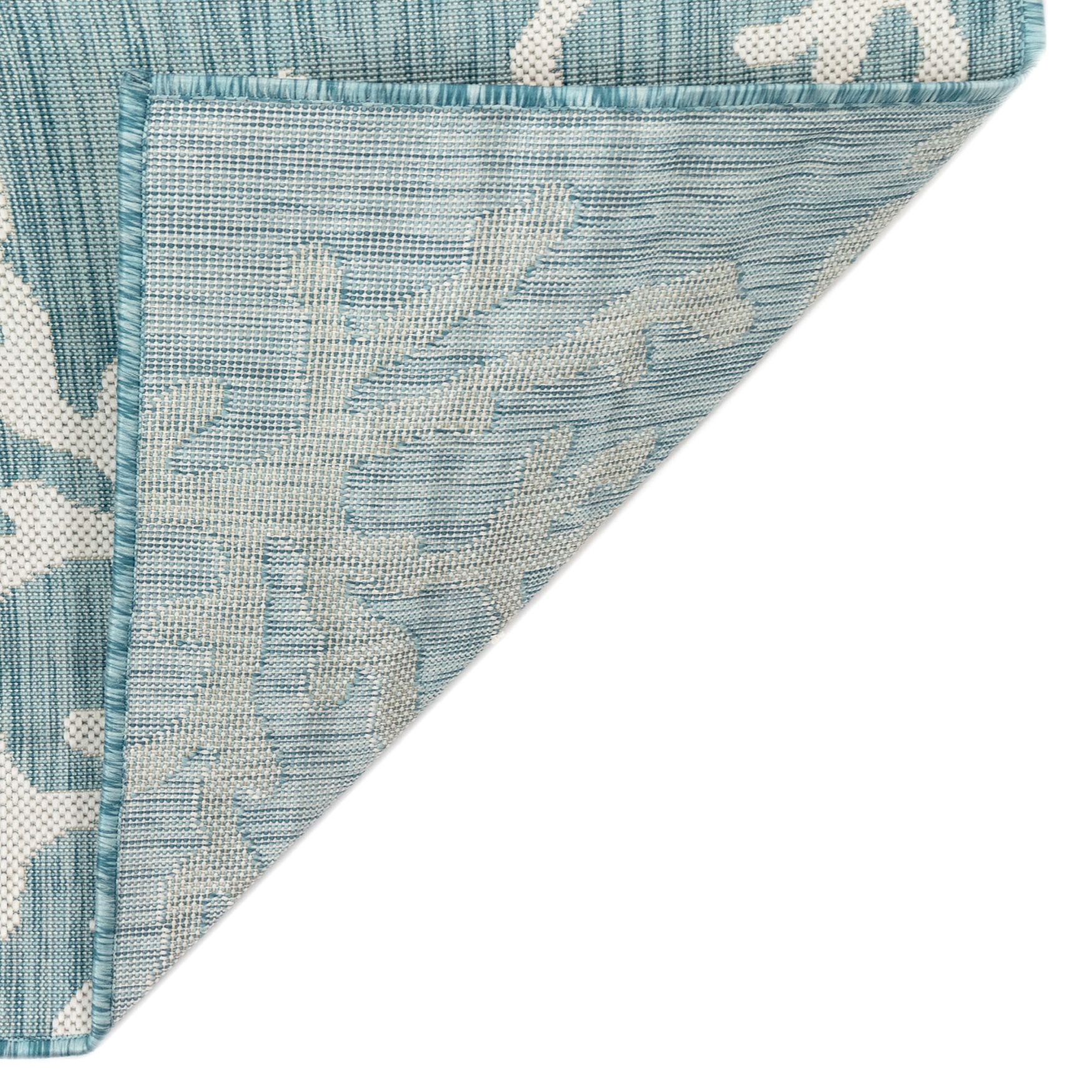 Liora Manne Carmel Coral Border Indoor/Outdoor Rug 23 inchesX7 feet 6 inches, , on-hover image number 1