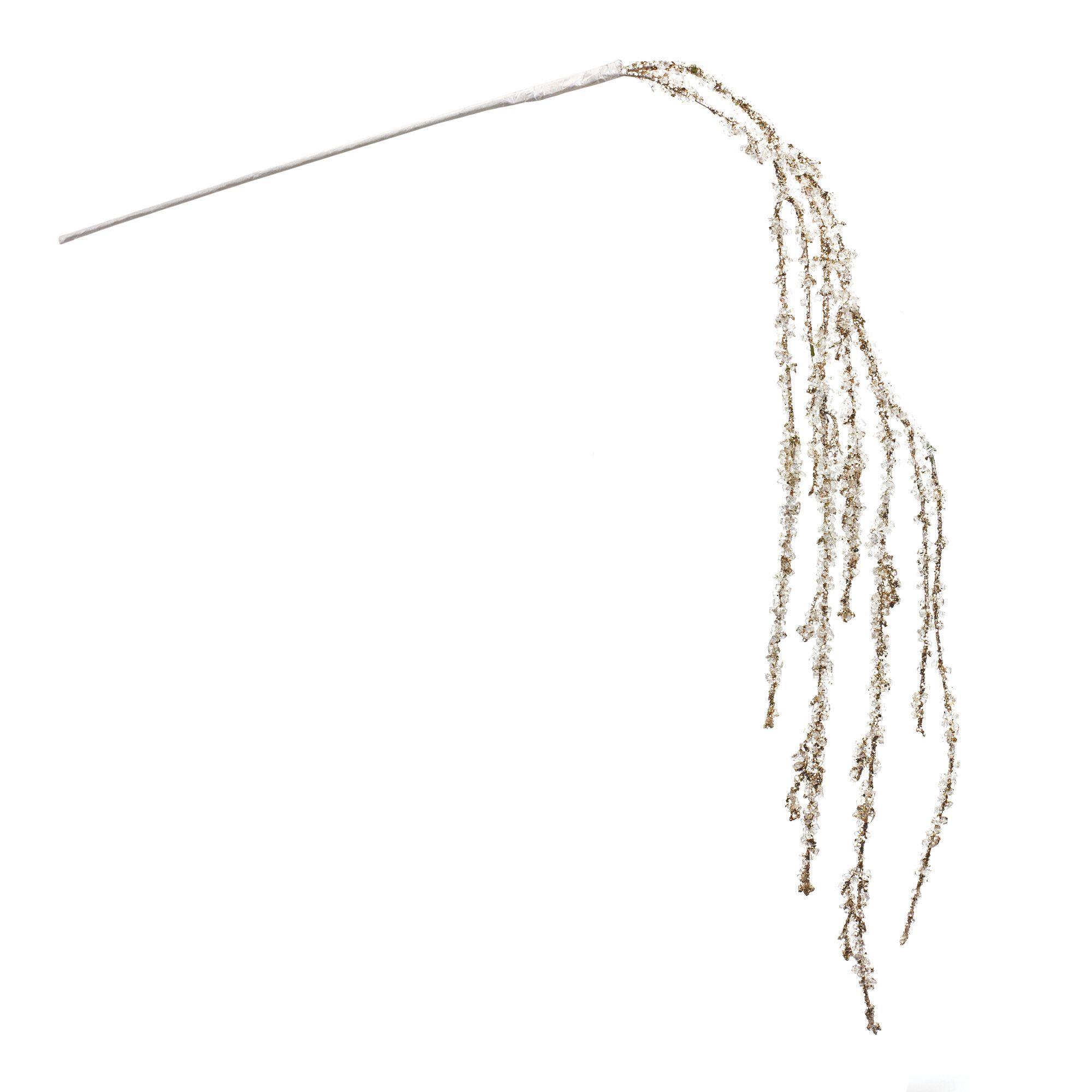 Silver Glitter Branch (Set of 2), WHITE SILVER, alternate image number 1