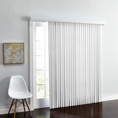 Embossed Vertical Privacy Slat Blinds