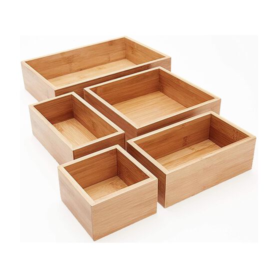 5 Pieces Drawer Organizer, O, hi-res image number null