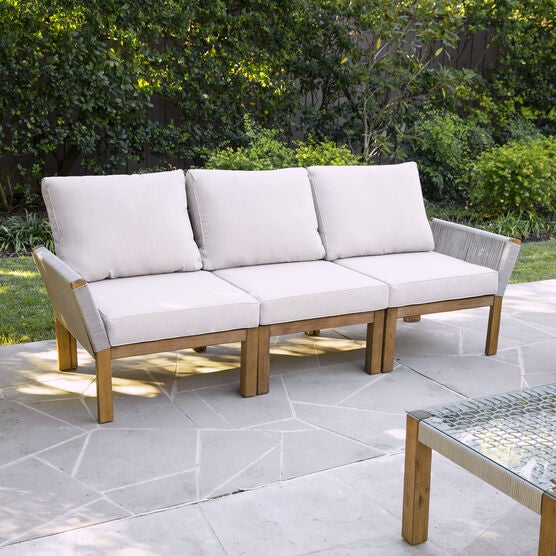 Brendina Outdoor 3-Seater Sofa, NATURAL, hi-res image number null