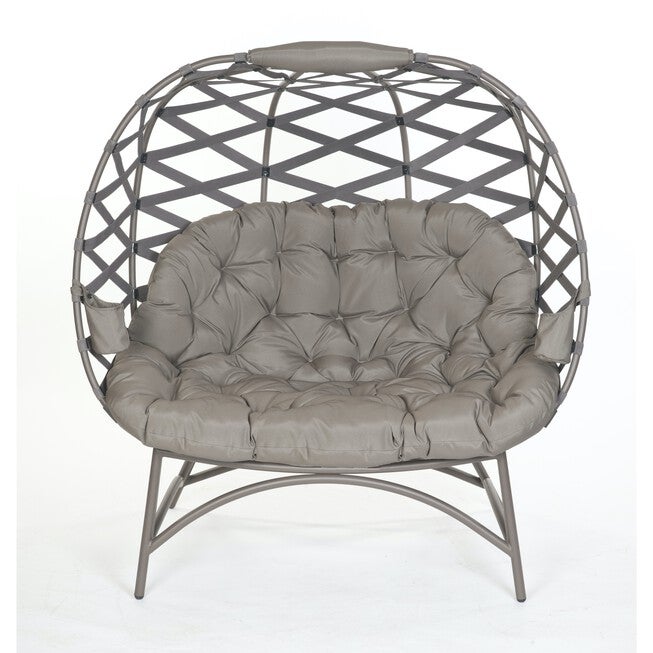 Cozy Pumpkin Chair in Crossweave Sand, SAND, hi-res image number 0