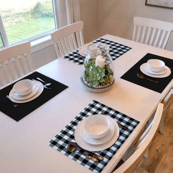 Buffalo Check Reversible Placemat - Set of Four, , alternate image number null