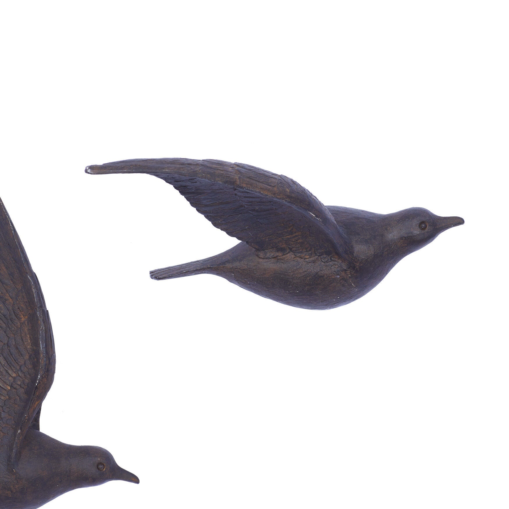 Set Of 3 Brown Resin Farmhouse Birds Wall D&eacute;cor, , alternate image number 9