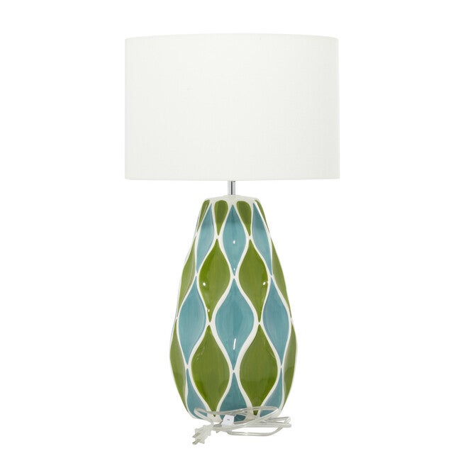 Green Stone Traditional Table Lamp, , alternate image number null