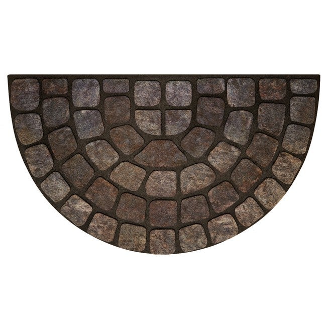Raised Rubber Mat 18 inches x 30 inches, GREY, hi-res image number null
