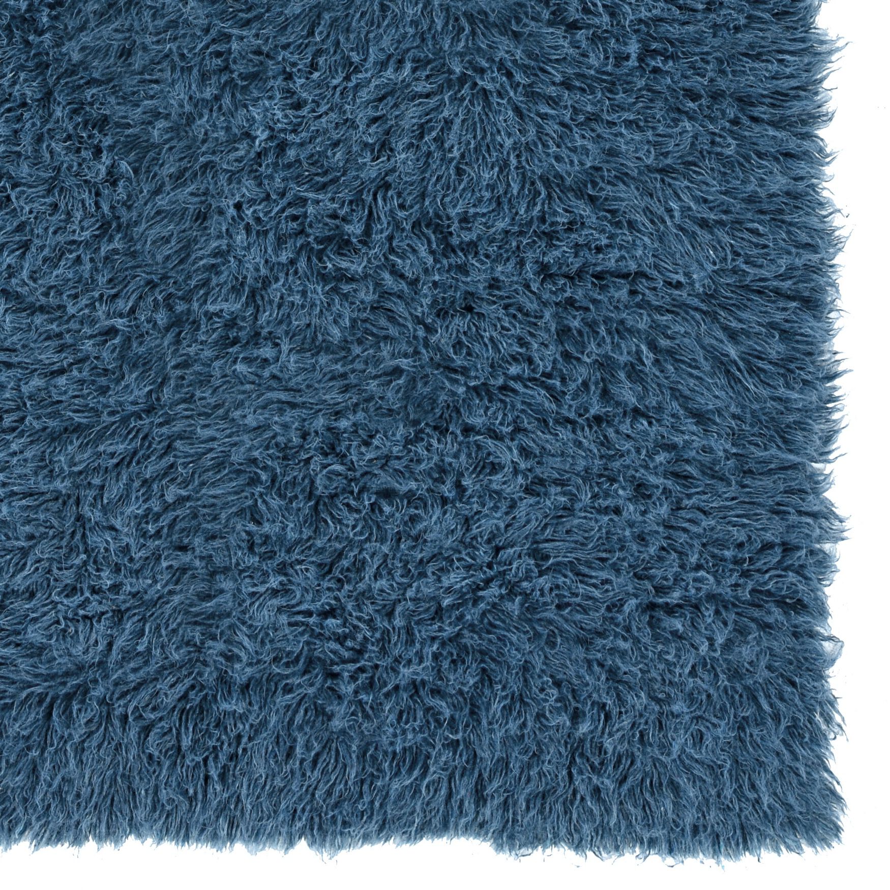 Flokati Denim Blue Rug, , alternate image number 2