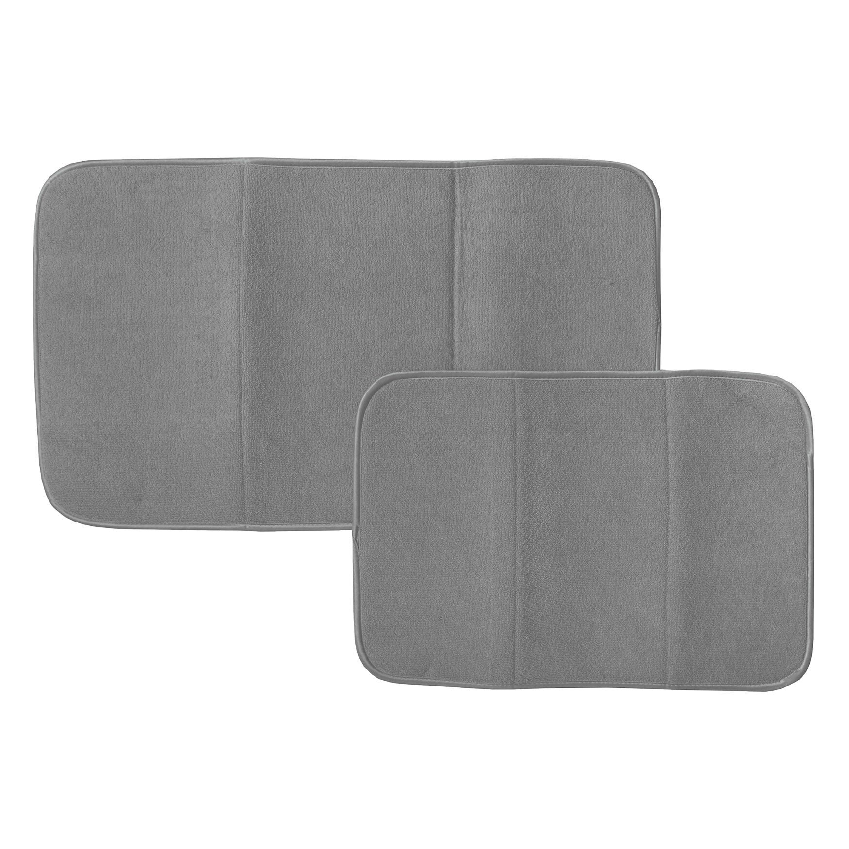 Dish Drying Mats, Set Of 2, PEBBLE, hi-res image number 0