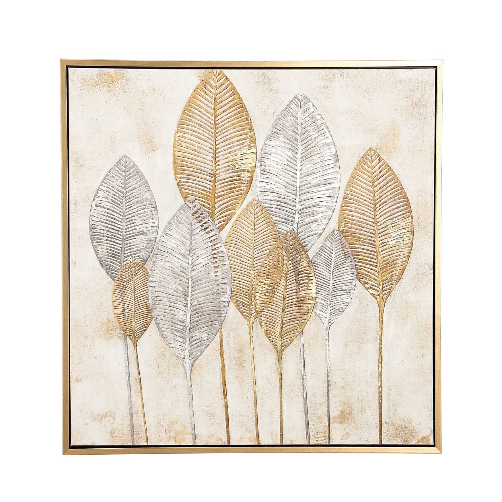 Cosmoliving By Cosmopolitan Brown Canvas Wall Art Framed Wall Art, , alternate image number 2