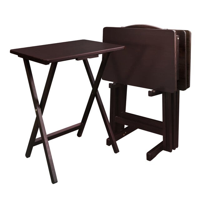 5pcs Tray Table Set-Espresso, ESPRESSO, hi-res image number null