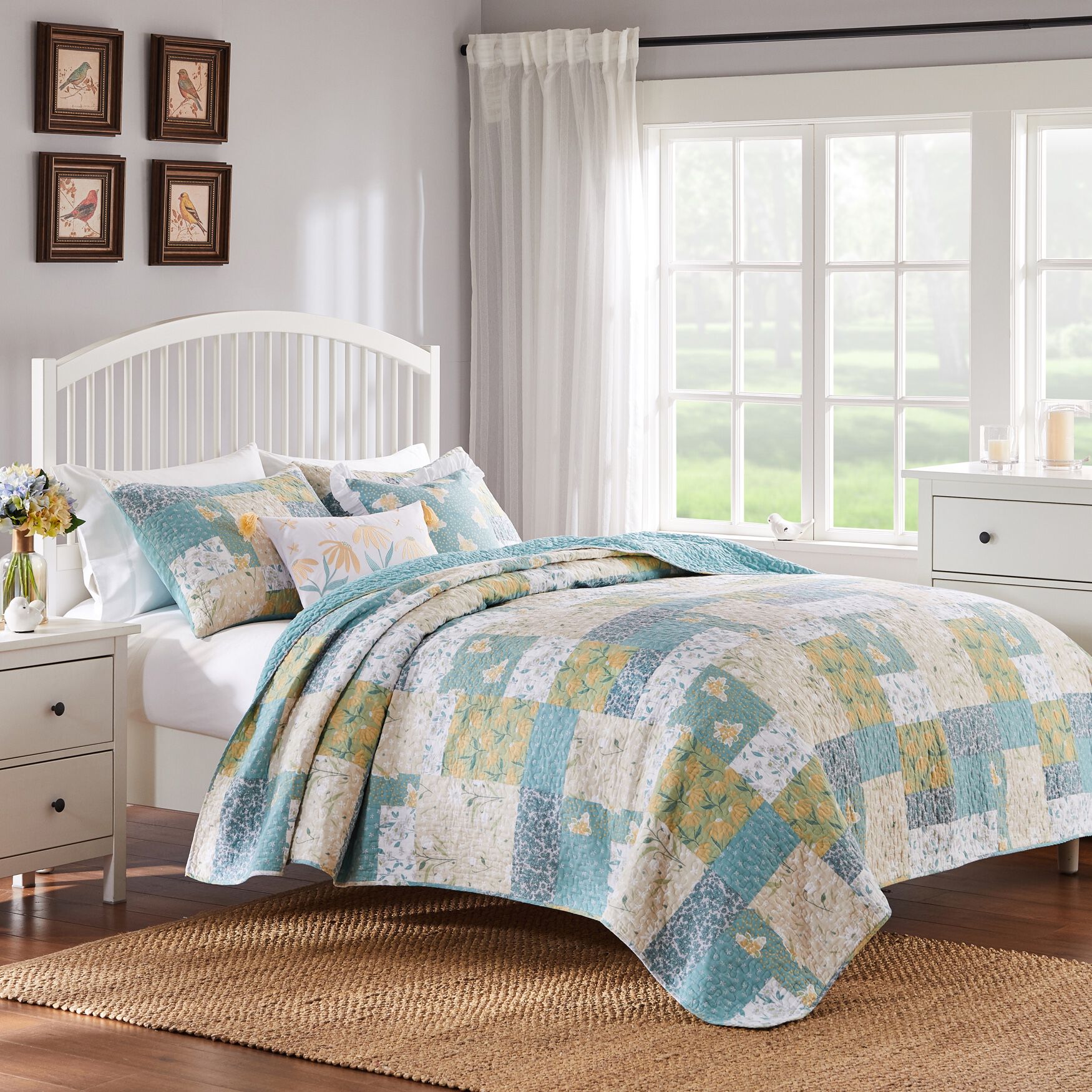Evangeline Quilt Set, MIST, hi-res image number 0