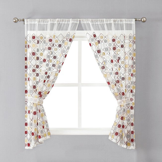 Sedona Window Curtain, BEIGE, hi-res image number null