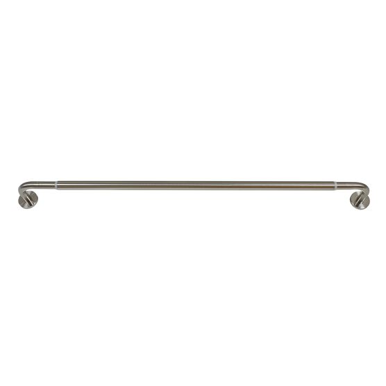 Versailles' Privacy Rod Set (48in - 86in), BRUSHED NICKEL, hi-res image number null