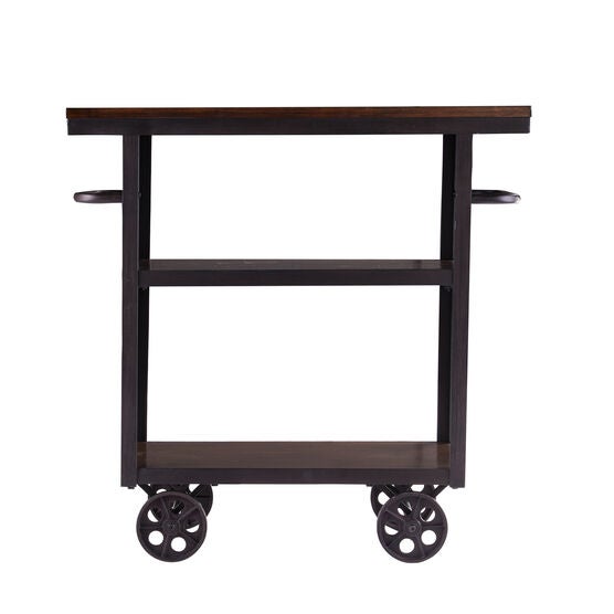 Elystan Industrial Rolling Kitchen Island, , alternate image number null