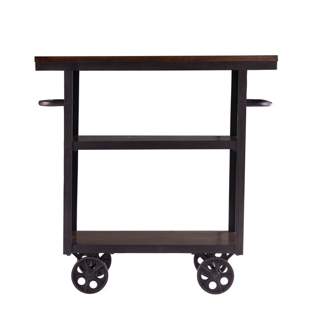 Elystan Industrial Rolling Kitchen Island, , alternate image number 1