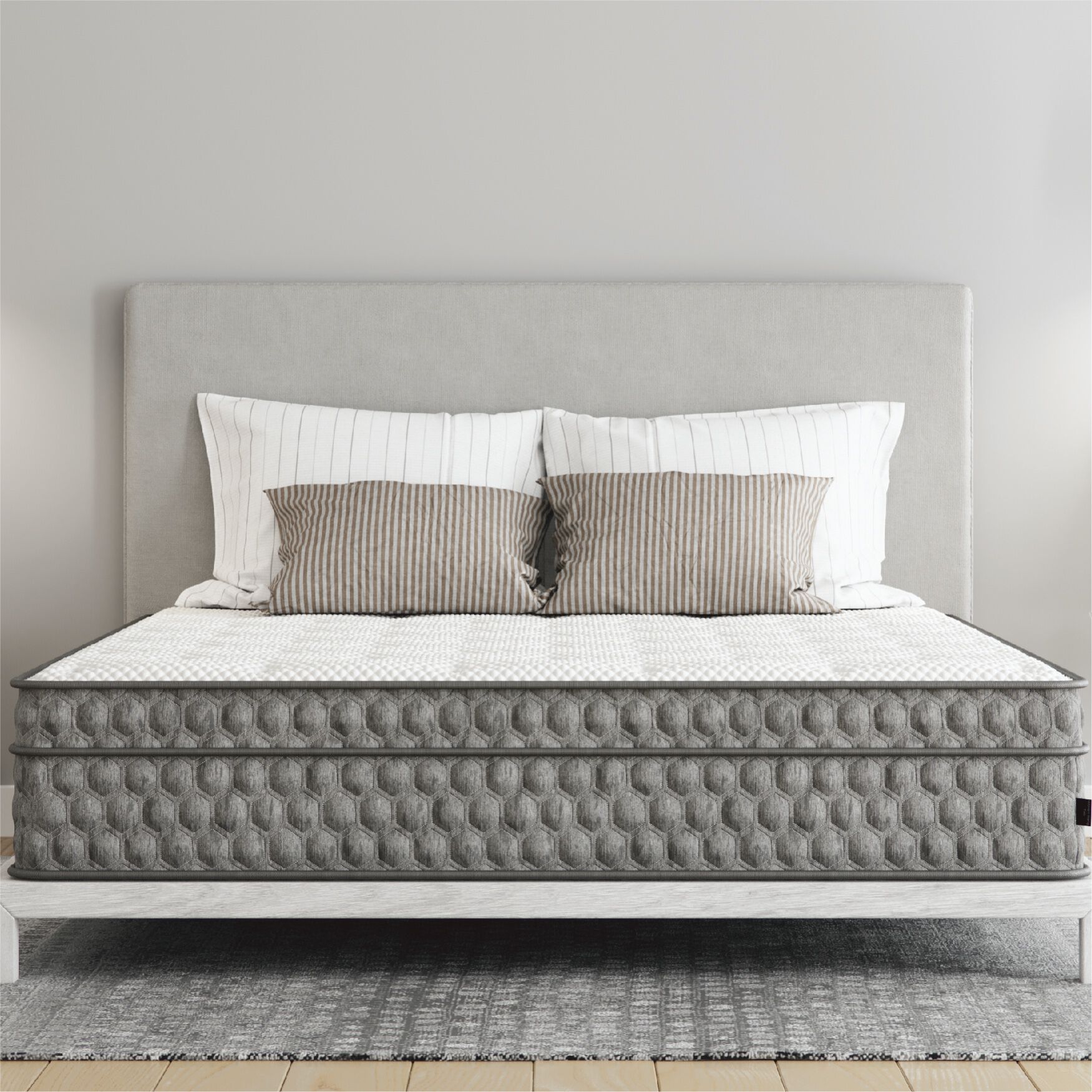 11 inches Gel Memory Foam Quilted Hybrid, Medium, Twin Mattress, , alternate image number 2