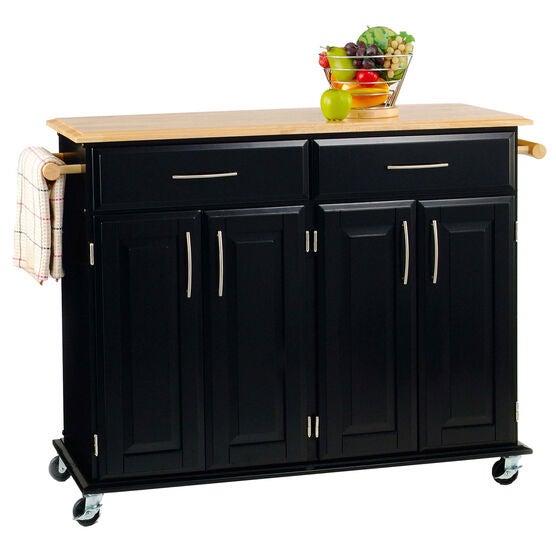 Dolly Madison Kitchen Island Cart Woman Within