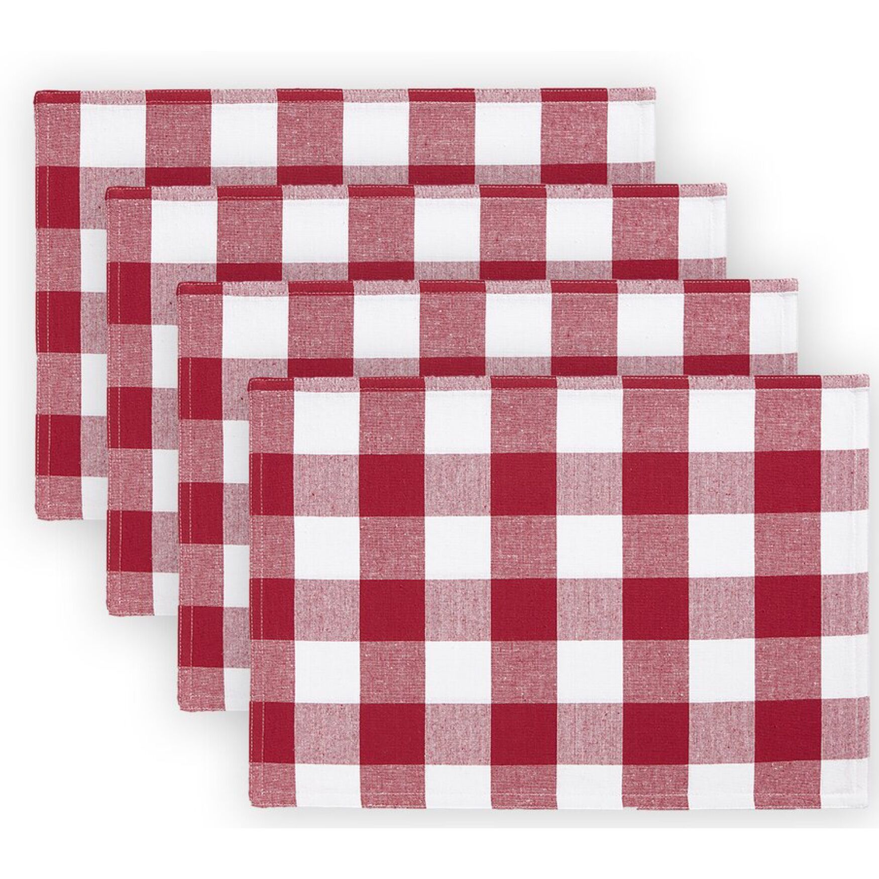 BUFFALO CHECK Placemat, RED, hi-res image number 0