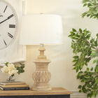 Brown Wood Traditional Table Lamp, , alternate image number null