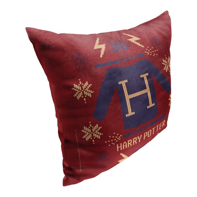 Wb Harry Potter Harrys Sweater Printed Throw Pillow, , on-hover image number null