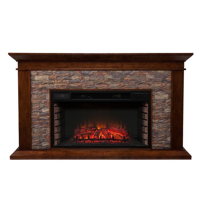 Canyon Heights Simulated Stone Electric Fireplace, , alternate image number 2