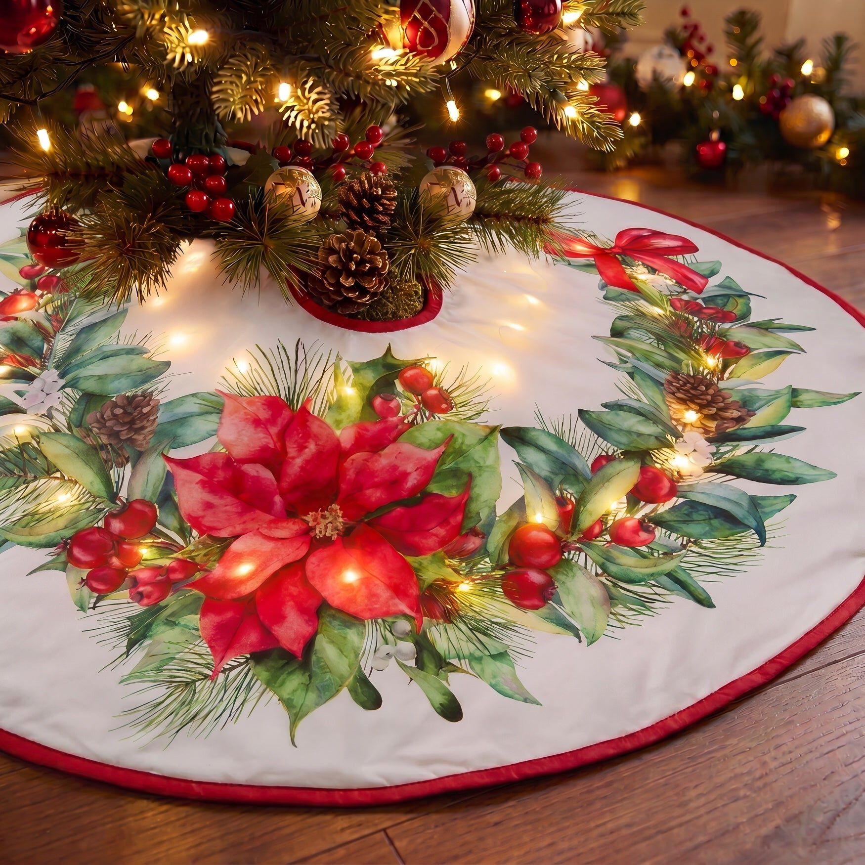Pre-lit Tree Skirt